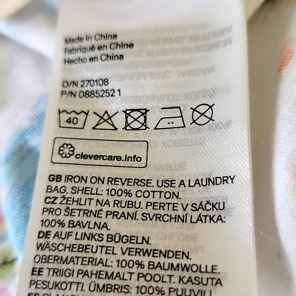 Emma Jayne x H&M Hawaiian Print Romper Tie Straps White 8-10 Years Old - Picture 11 of 13